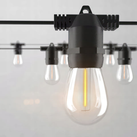 Ghirlandă solară LED exterior IP44 rezistentă la apă