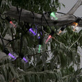 ghirlanda cu incarcare solara, led rgb+alb cald, 7500mm cu 15 becuri 