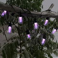 ghirlanda solara rgbw 8 metri cu 10 becuri , senzor crepuscular, telecomanda, led-box.ro