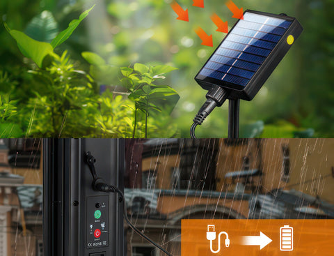 Ghirlandă solară moduri iluminare timer 3h 5h 8h