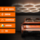 Instalație LED tip fagure cu lumină neutra 4000k, ideală pentru garaje bine iluminate, led-box.ro