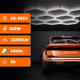 Instalație LED tip fagure cu lumină rece, ideală pentru garaje bine iluminate, led-box.ro