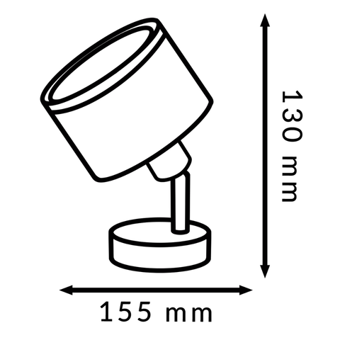 Iluminare eficientă cu spot E14 rotativ