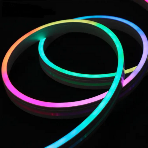 Neon flex LED 12V RGB, neon LED flexibil 50 metri, neonflex 14W/metru, iluminat LED dimabil RGB pentru reclame, banda neon LED IP65, neon LED flexibil pentru litere luminoase, banda LED RGB dimabilă, banda neon LED 50m exterior, banda LED RGB 14W/m, neon LED 12V iluminat decorativ, iluminat LED RGB reclame luminoase, led-box.ro
