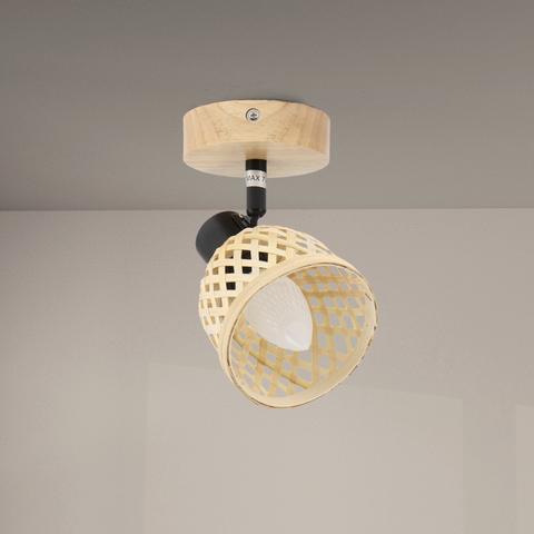 Corp iluminat interior negru mat E14 consum redus