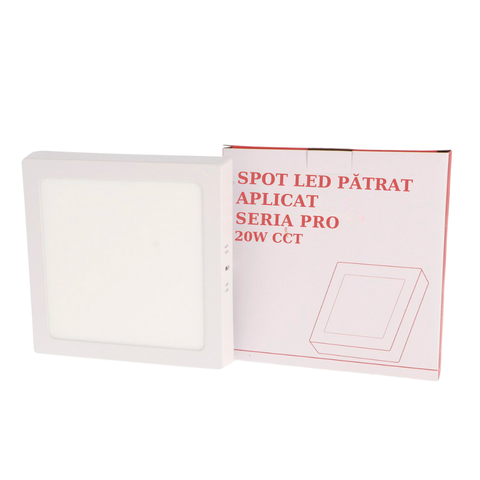 iluminat LED Ledvance 20w CCT, spot patrat pentru tavan