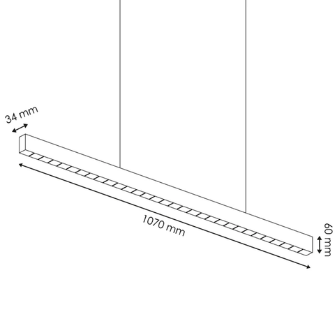 Iluminat fără orbire VIENA negru mat
