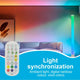 Lampadar LED RGB digital 150cm - control din aplicatie Bluetooth