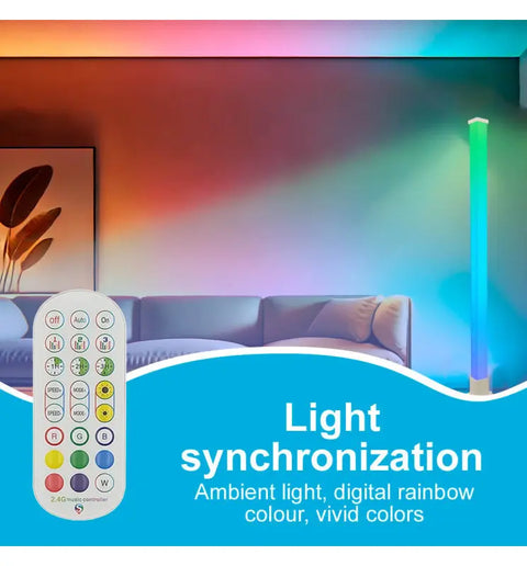 Lampadar LED RGB digital 150cm - control din aplicatie Bluetooth