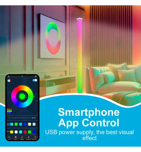 Lampadar LED RGB digital 150cm - detaliu