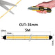 Bandă LED COB 24V | 512 LED/m | 5m | 1800lm/m | 15W/m | CRI90 | IP20