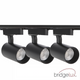 Kit 3 spoturi LED Berna pe șină  1 metru monofazică, CCT reglabil, negru, led-box.ro
