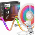 Bandă LED COB RGB+W 5m adresabilă cu telecomandă