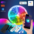 banda led tuya, banda led smart, banda led smart wifi, banda led alexa, banda led controlata prin telefon, banda led google home, banda led rgb inteligenta, banda led sincronizare muzica, benzi smart, kit banda led smart, kit banda led tuya, kit banda led google assistant, led-box.ro
