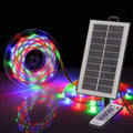 kit banda led rgb dimabila, incarcare solara, control din telecomanda, led-box.ro