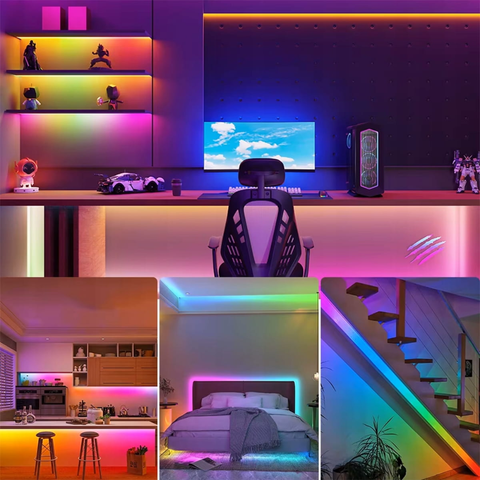 Kit complet Bandă LED RGB+W adresabilă cu alimentare