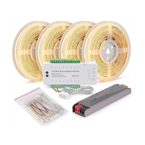 Kit iluminare scări cu bandă LED COB 20m