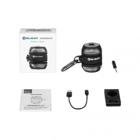 Kit lumina de siguranta, lumina siguranta zgarda, lumini siguranta bicicleta, lumina siguranta camping, suport AirTag, lumina siguranta bicicleta, olight gober, led-box.ro