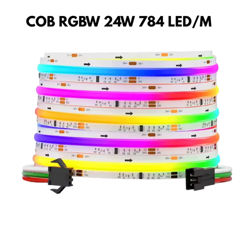 Kit Banda LED COB RGBW Digital Running Light 24V 784 LED/M