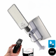 lampa led chip bridgelux cu panou solar 250w si telecomanda, IP65 rezistenta la apa si uv, iluminat public, led-box.ro