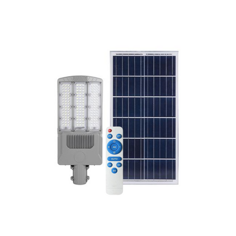 lampa solara, lampi led cu panou solar, lampa cu incarcare solara, lampa led 400w lumina rece, iluminat solar led, lampi solare 400w, lampa solara 6000k, led-box.ro
