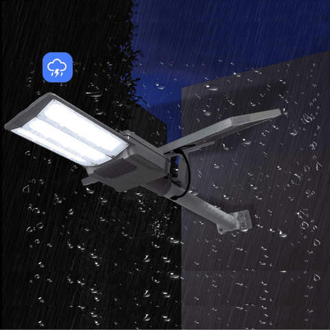 lampa solara, lampi led cu panou solar, lampa cu incarcare solara, lampa led 400w lumina rece, iluminat solar led, lampi solare 400w, lampa solara 6000k, led-box.ro