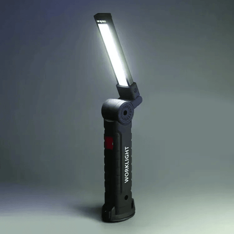 Lampa de lucru cu acumulator, lanterna atelier, lampi atelier auto, lampa led atelier, lampa led cu magnet, lampi garaje, lanterna cu magnet, led-box.ro