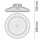 Corp de iluminat LED tip UFO pentru spații industriale, cu driver Philips și protecție IP65 led-box.ro

