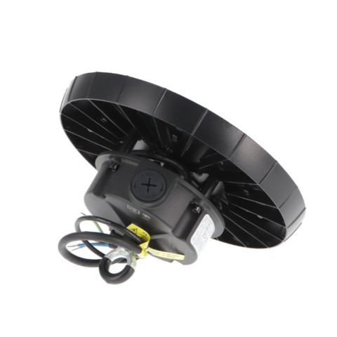 Lampă suspendată industrială LED UFO cu reglaj 0-10V și eficiență 150 lm/W.ro led-box.ro