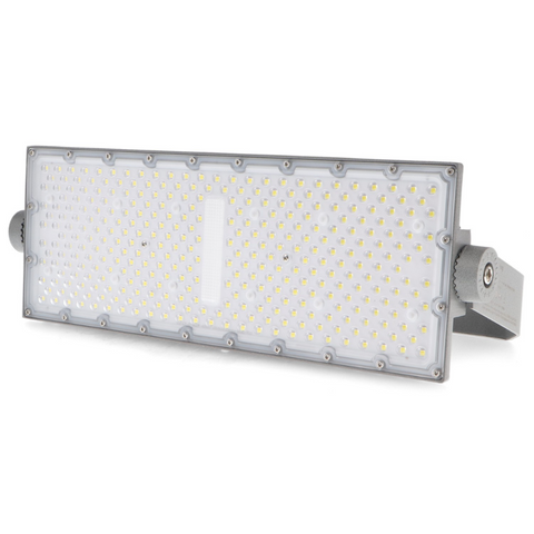 Proiector LED modular 200W cu driver Philips și carcasă din aluminiu gri, pentru montaj industrial
