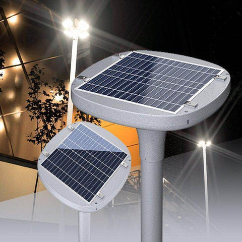 Lampa LED cu panou solar SUNWAY, 100W/4000k IP65 - led-box.ro