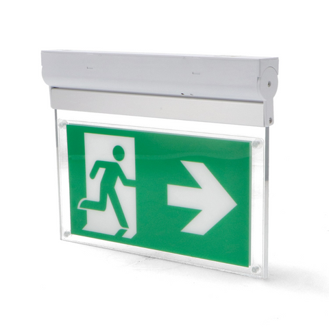 Corp LED de siguranță 3W, 105 lumeni, cu baterie 800 mAh, Exit led-box.ro