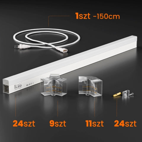 Lampă LED Hexagon 192W studio tatuaj atelier lumină naturală CRI90