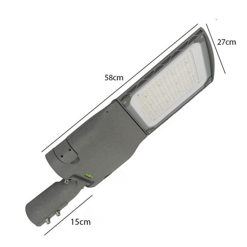 Lampa LED stradala CAPRI 15W-150W, Lămpi iluminat stradal, lampi LED stradale, Iluminat public eficient, Lămpi stradale economice, Iluminat exterior LED, iluminat urban, Iluminat public, led-box.ro
