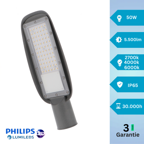 Lampa LED stradala, Led Lumileds hilips, 50w 5500 lumeni, led-box.ro
