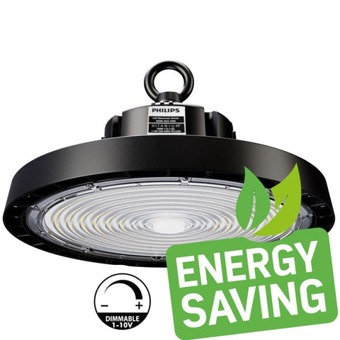 Lampa LED industriala 100W UFO ITALY PHILIPS Xitanium, dimabila, IP65, 6000K - led-box.ro