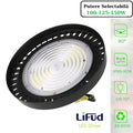 lampa led industriala, lampa led ufo, lampa led putere selectabila, lampa led lumina rece, lampa ufo 5000k, lampa ufo 150W, lampa highbay, lampi ufo, led-box.ro