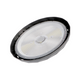 Lampă profesională LED UFO 200W montată într-un spațiu industrial cu tavan înalt