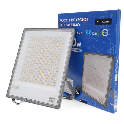 Proiector LED Palermo 200W CCT 20000lm IP65 3 temperaturi culoare
