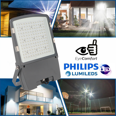 proiector LED 100W, proiector profesional LED, lumina rece 6000K, proiector industrial IP65, lampa stradala LED, proiector LED Lumileds, driver Inventronics, proiector LED dimabil, proiector 2 în 1, iluminat exterior puternic, lampa LED stradala 100W, led-box.ro