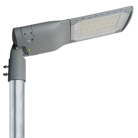 Lampa LED stradala CAPRI 15W-150W, Lămpi iluminat stradal, lampi LED stradale, Iluminat public eficient, Lămpi stradale economice, Iluminat exterior LED, iluminat urban, Iluminat public, led-box.ro
