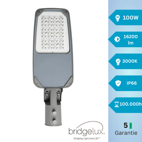 Lampa LED stradala ASKER 100W 160lm/w Chip Bridgelux, IP65 - led-box.ro