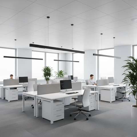 Corp LED 30x120 unghi asimetric Iluminat LED 40W 4800lm