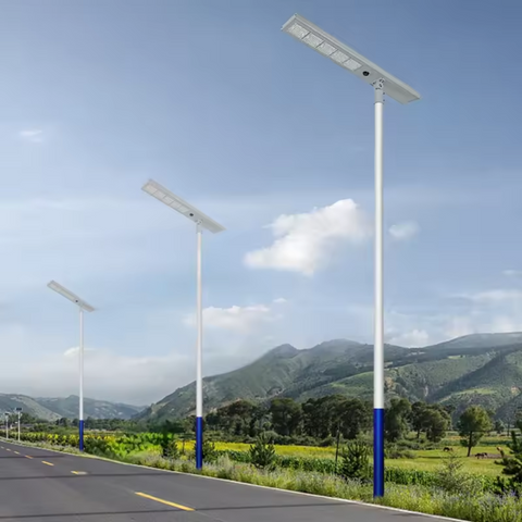 Lampă solară 200W cu senzor de mișcare pentru iluminat public eficient, led-box.ro