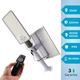 lampa cu panou solar 250w, 3300 lumeni, telecomanda, 3 ani garantie, led-box.ro