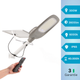 Lampa Solara 300w 3600lm cu lumina rece, ip65 cu garantie 3 ani pentru iluminat public, led-box.ro