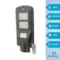 lampa led incarcarcare solara pentru iluminat curte sau gradina, 3000lm, lumina rece, led-box.ro
