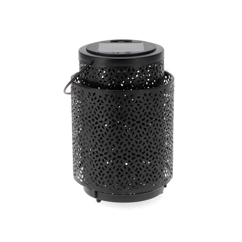 lampă solară Casablanca neagră IP44