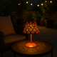 Lampă solară decorativă de masă portocaliu, 2500K