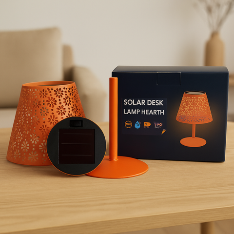Lampă solară decorativă pentru mese de terasă